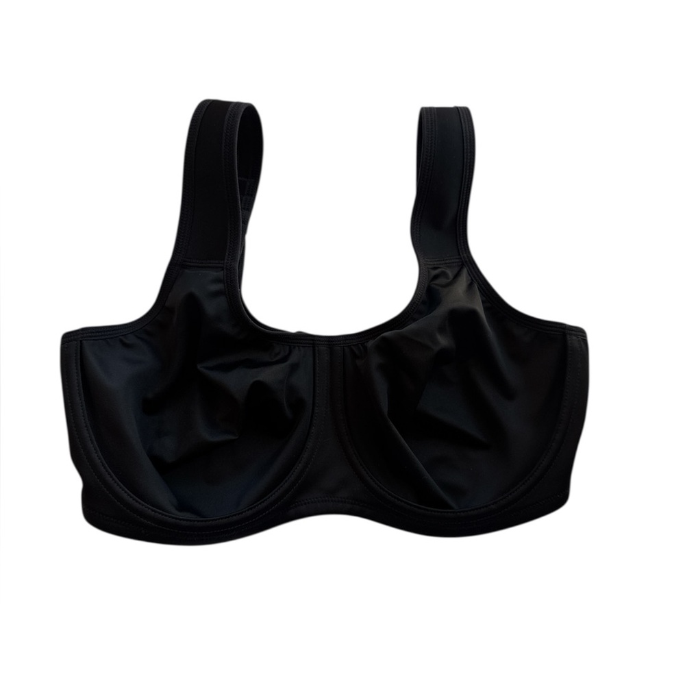 Syrokan sports bra black adjustable straps size 36DD